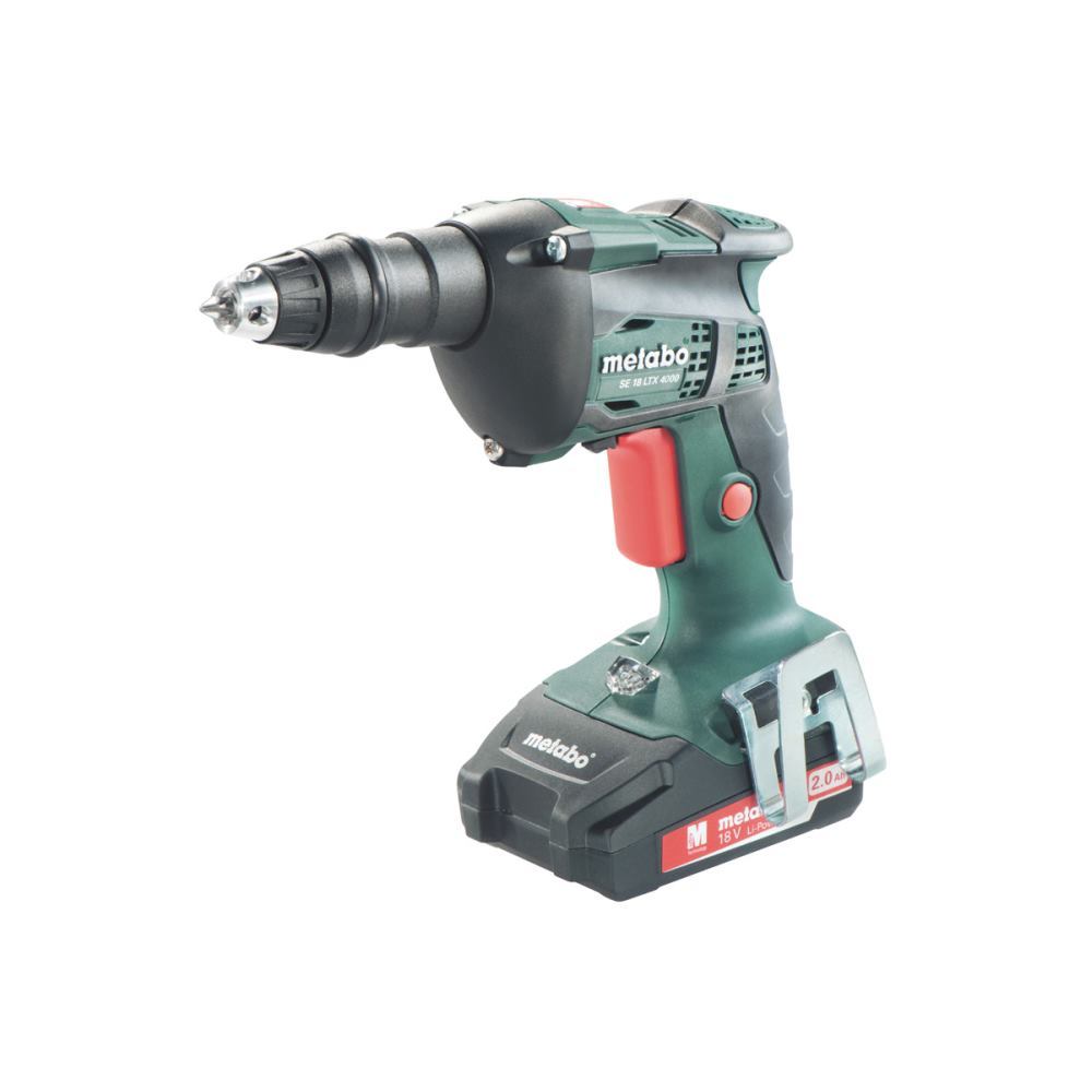 [J2-REF00127] Visseuse à Placo sans fil METABO SE 18 LTX 4000 620048500 + 2 batteries