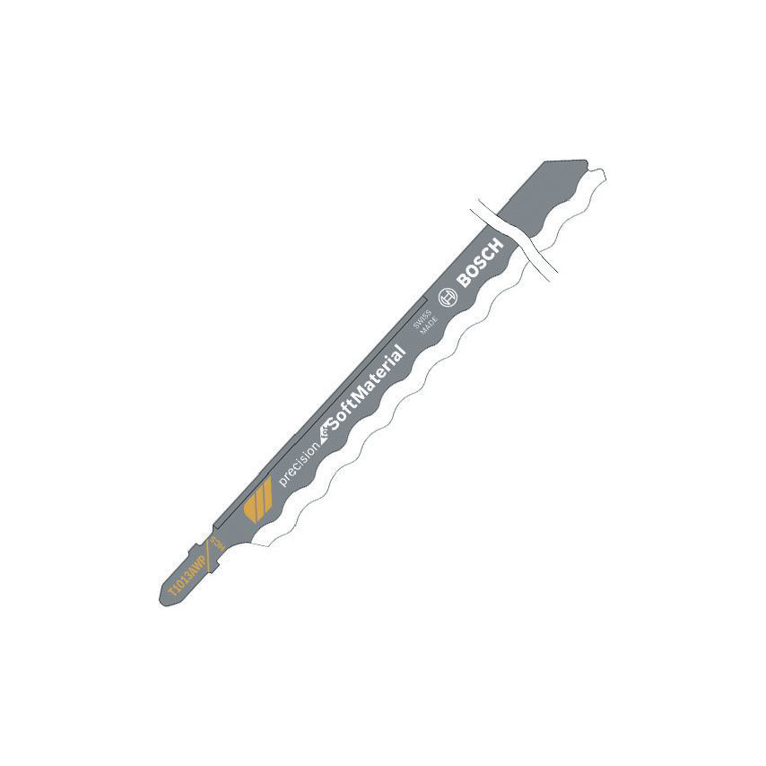 [K5-REF00171] Pack de 3 lames de scie sauteuse Bosch T1013AWP pour découpe d'isolant en fibre (2608667396)