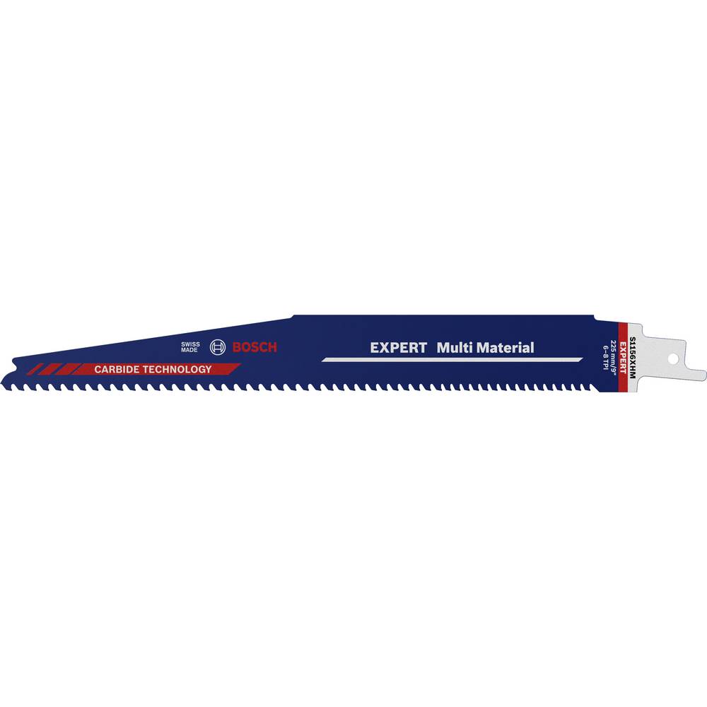 Lames de scie sabre multi-matériaux Bosch Expert S1156XHM, 225 mm, lot de 1 (2608900391)