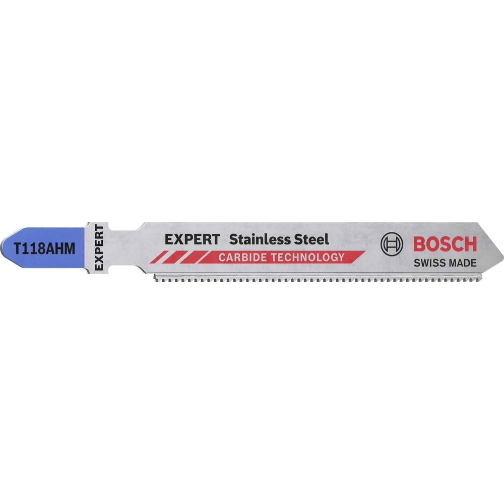 Pack de 3 lames de scie sauteuse Bosch Expert T118AHM en acier inoxydable (2608900561)