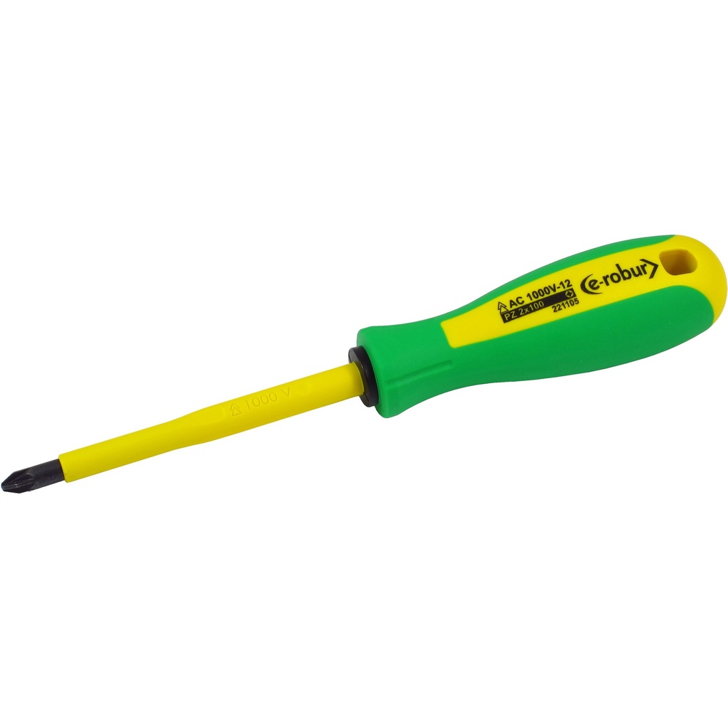 [L1-REF00192] Tournevis Cruciplat® Isolé 1000 V N°2  7,5x175 Mm