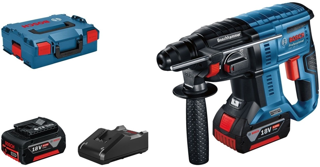 [C3-REF00060] Perforateur Bosch PROFESSIONAL GBH 18V-21 SDS Plus 2 batteries + chargeur