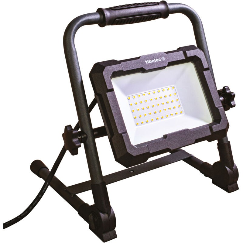 [M4-REF00677] Projecteur LED De Chantier Filaire Et Pliable 50W / 4600LM - IP65 TIBELEC