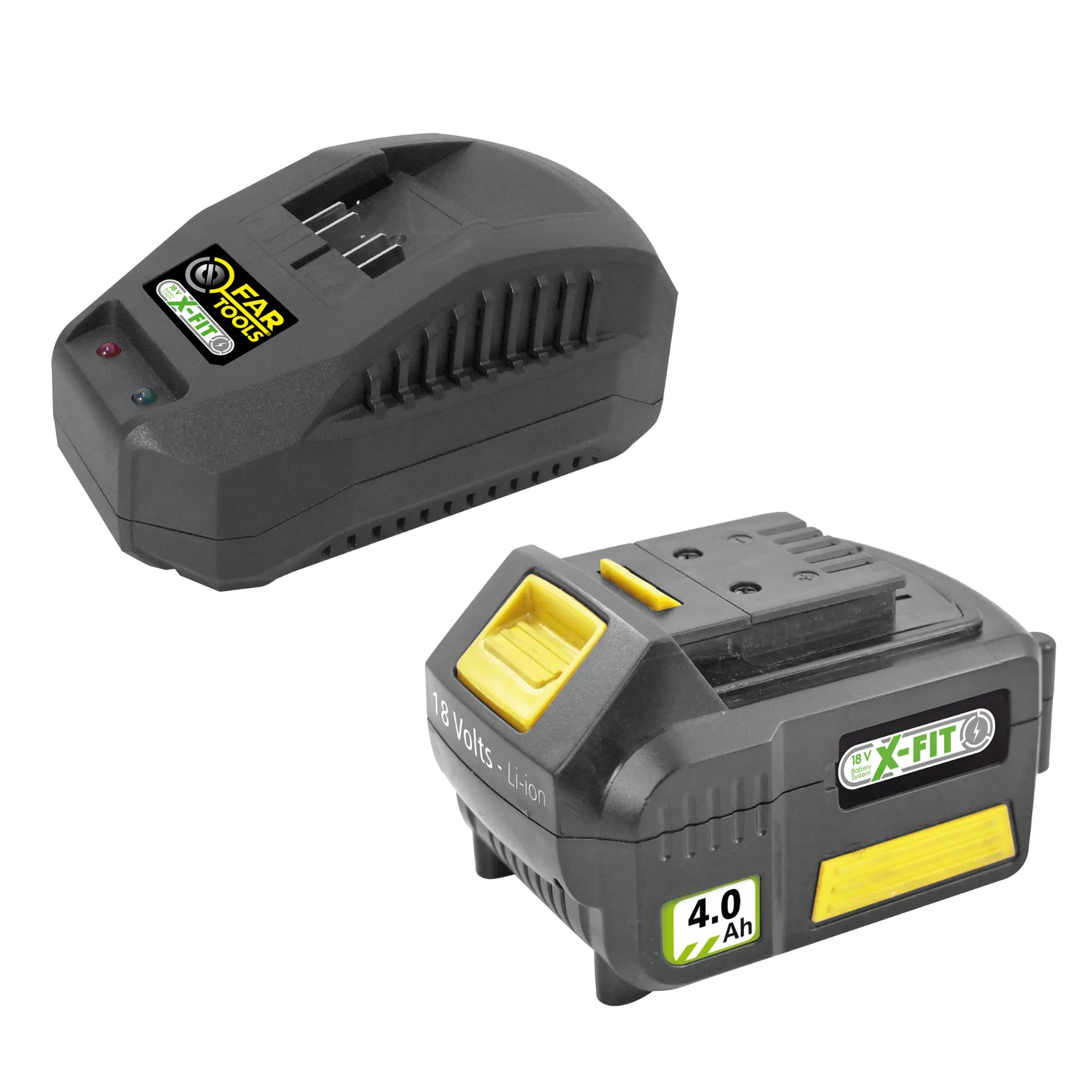 [L10-REF00680] Kit batterie 4,0 Ah et chargeur rapide FAR TOOLS