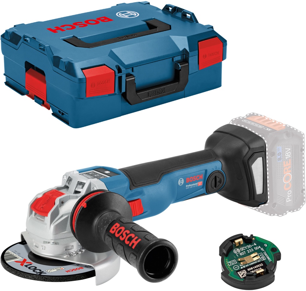 [A2-REF00689] Meuleuse angulaire BOSCH PROFESSIONAL GWX 18V-10 solo L-BOXX X-LOCK