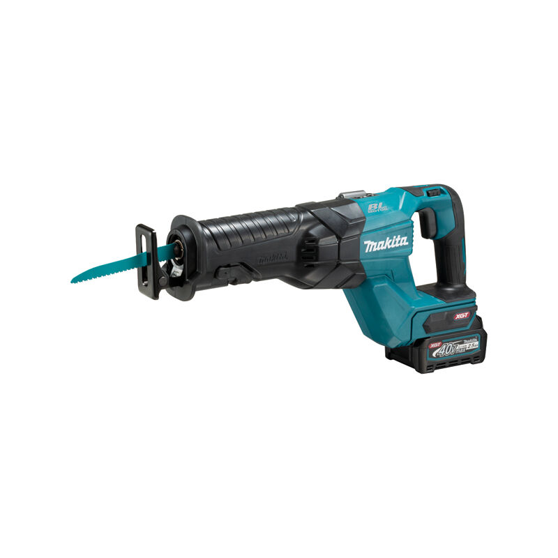 [H3-REF00083] Scie sabre Récipro Makita 40 V Max Li-Ion 2 batteries 2,5 Ah XGT, chargeur - JR001GD201 (MODEL D'EXPO)